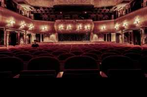 architecture room indoors auditorium